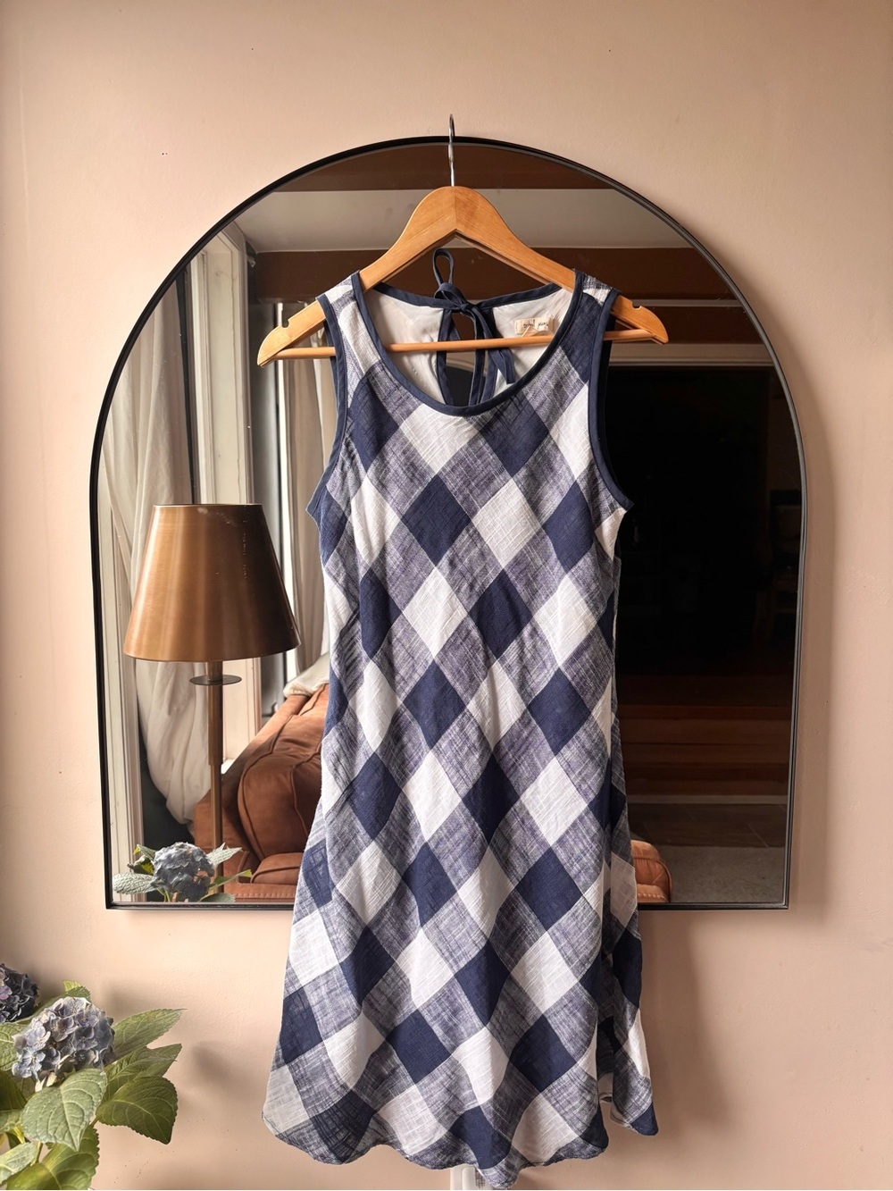 TRIBAL JEANS | linen sleeveless dress | size xs